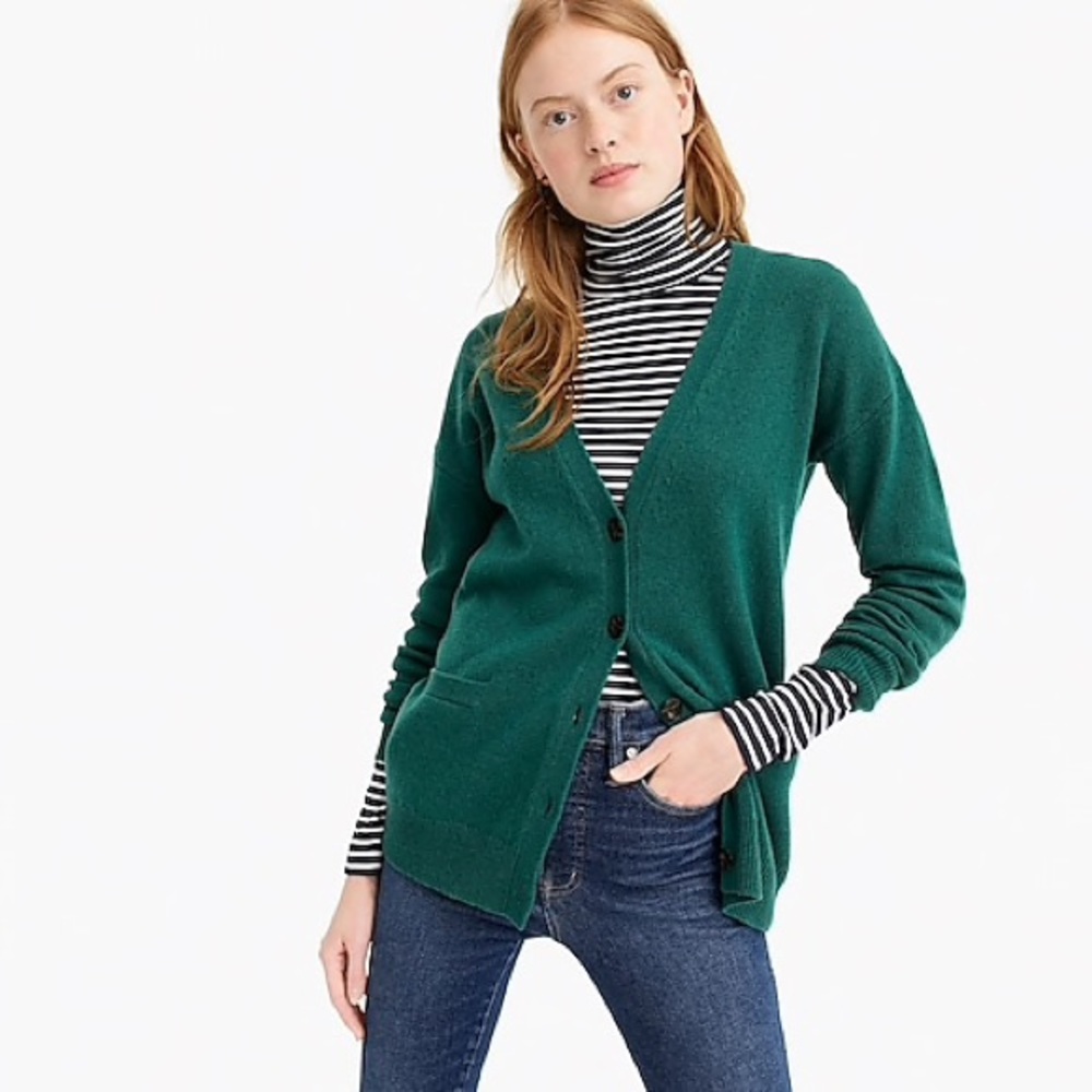 NWT J. Crew Always Long V cardigan
